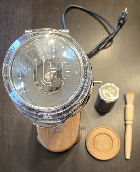 Niche Zero Conical Burr Coffee Grinder – Black – Premium Single-Dose Grinder (US Model)