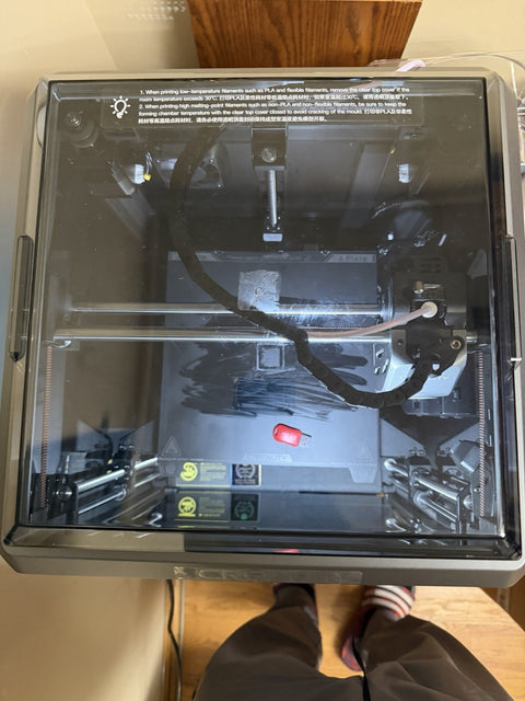 Creality K1 3D Printer – Open Box, 600 mm/s High-Speed FDM, AI Camera, Enclosed