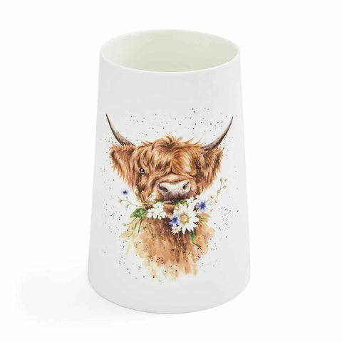 Classic Wrendale Designs - Vase (Cow)