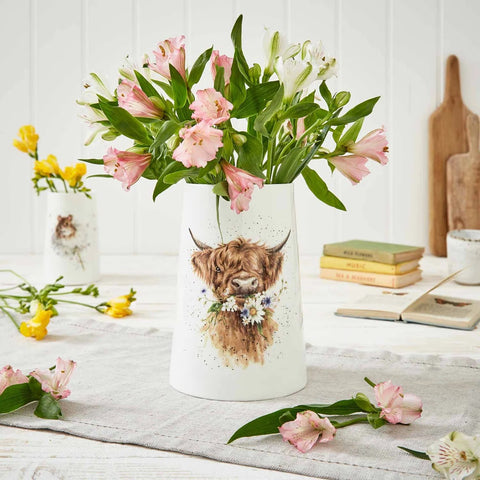 Classic Wrendale Designs - Vase (Cow)